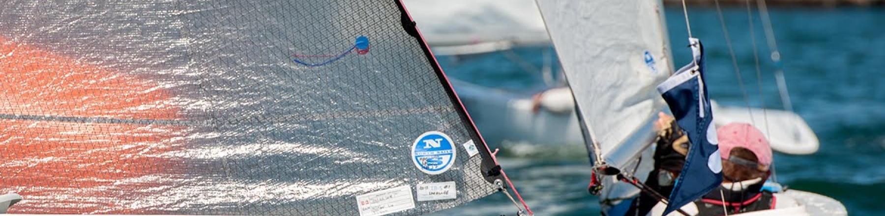 2.4mRs sailing at The Clagett Regatta in 2018