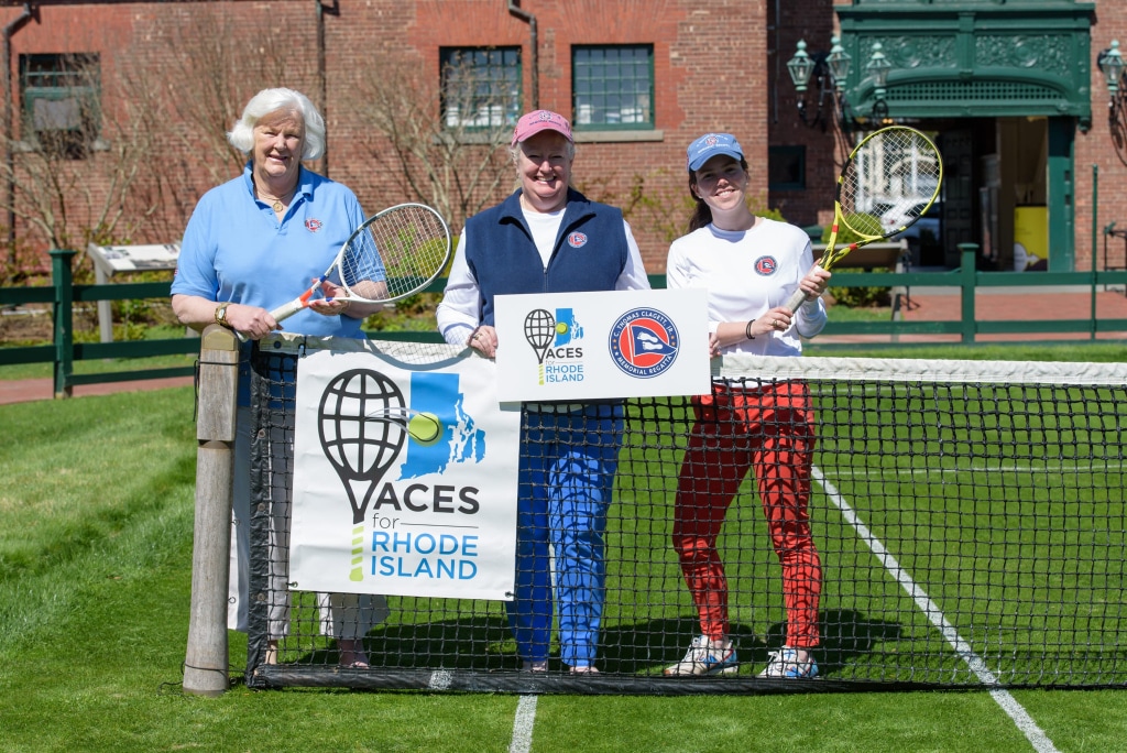 The Clagett Regatta partners with International Tennis Hall of Fame for the 2019 Aces for Rhode Island program